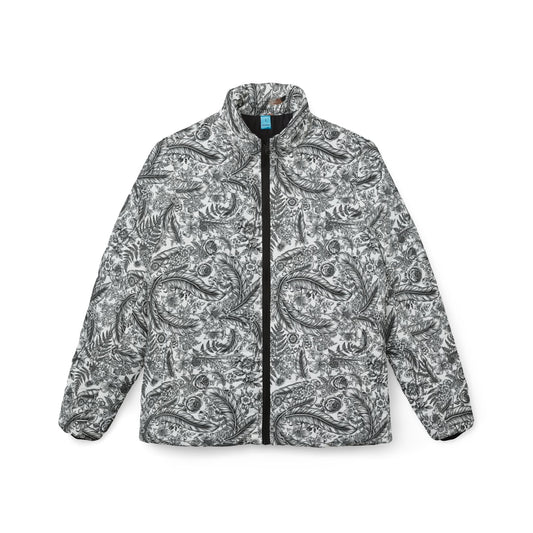 Bandana Feathers Puff Coat