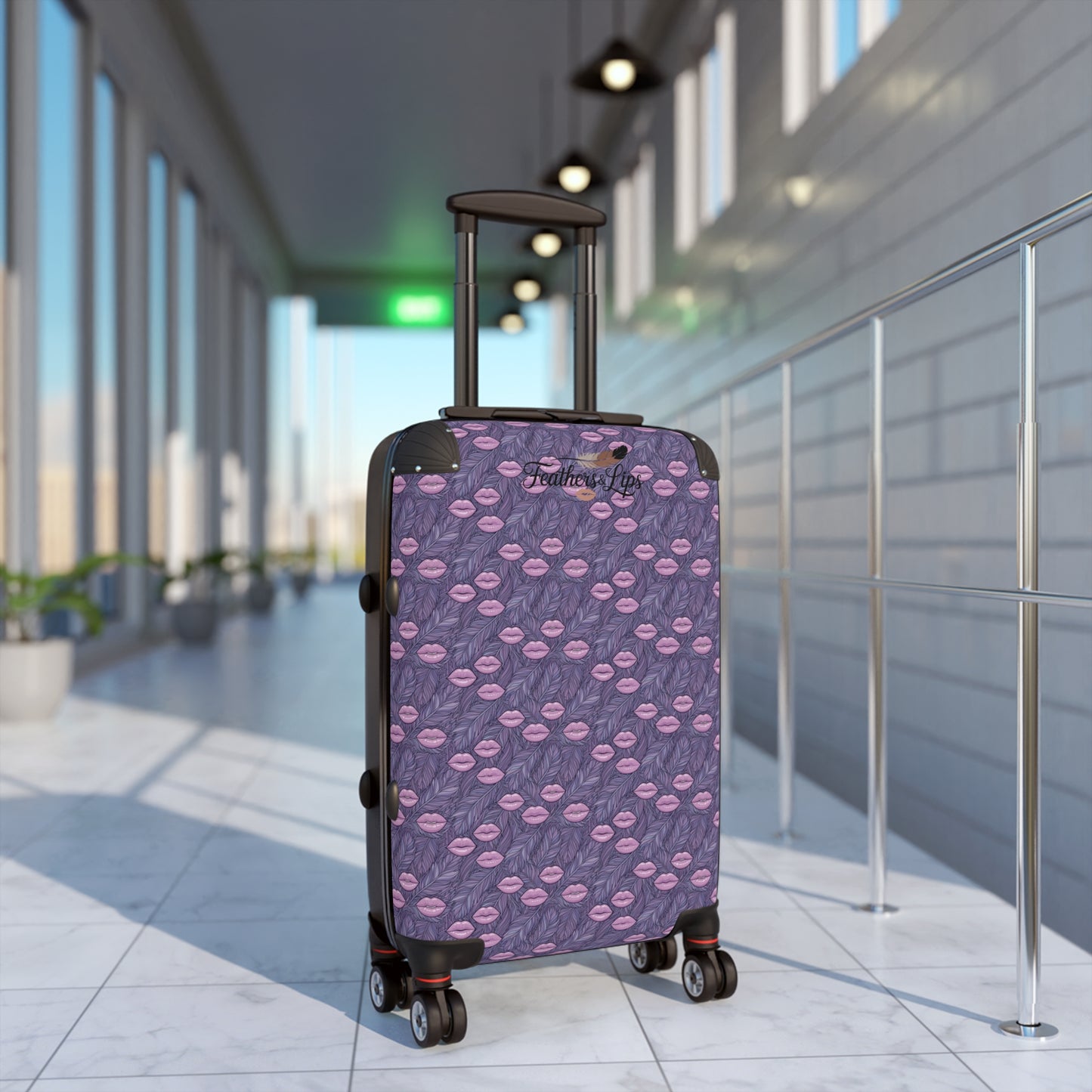 Purple Kisses Suitcase