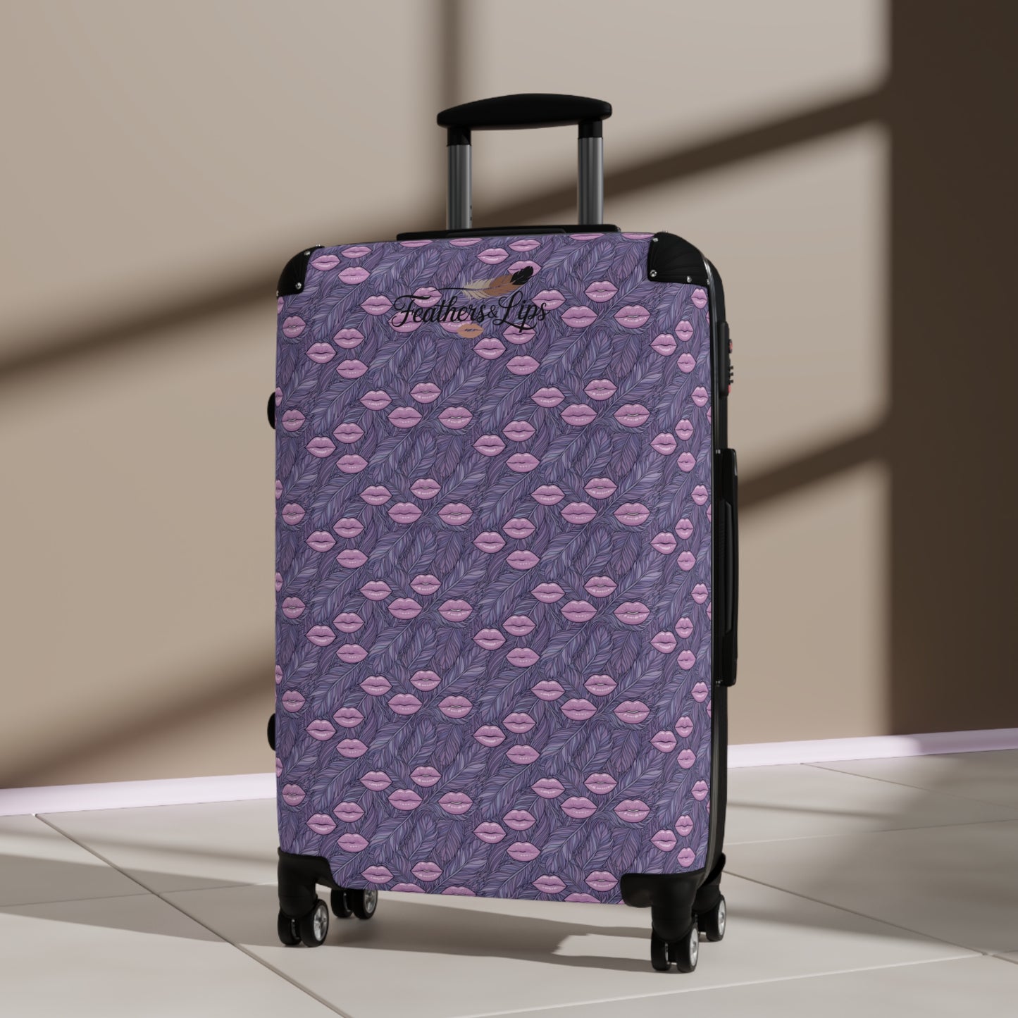 Purple Kisses Suitcase