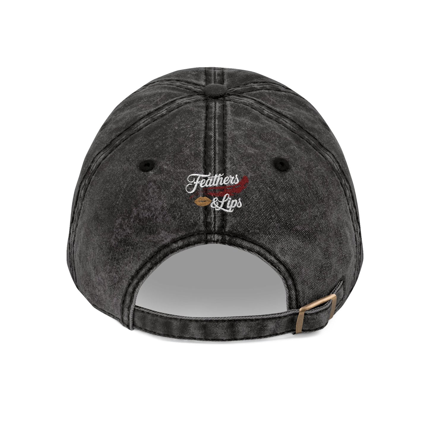 Feathers & Lips hat