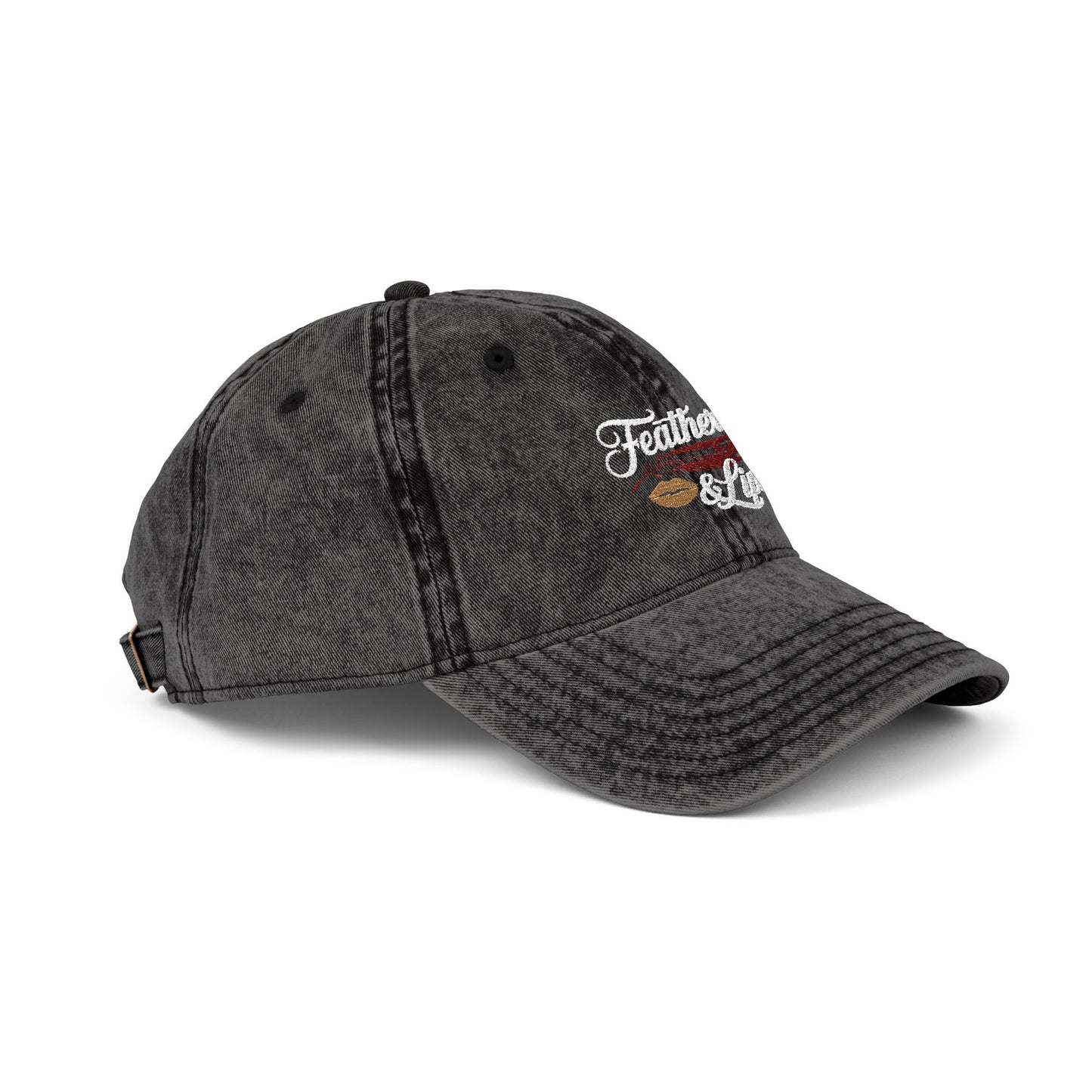 Feathers & Lips hat