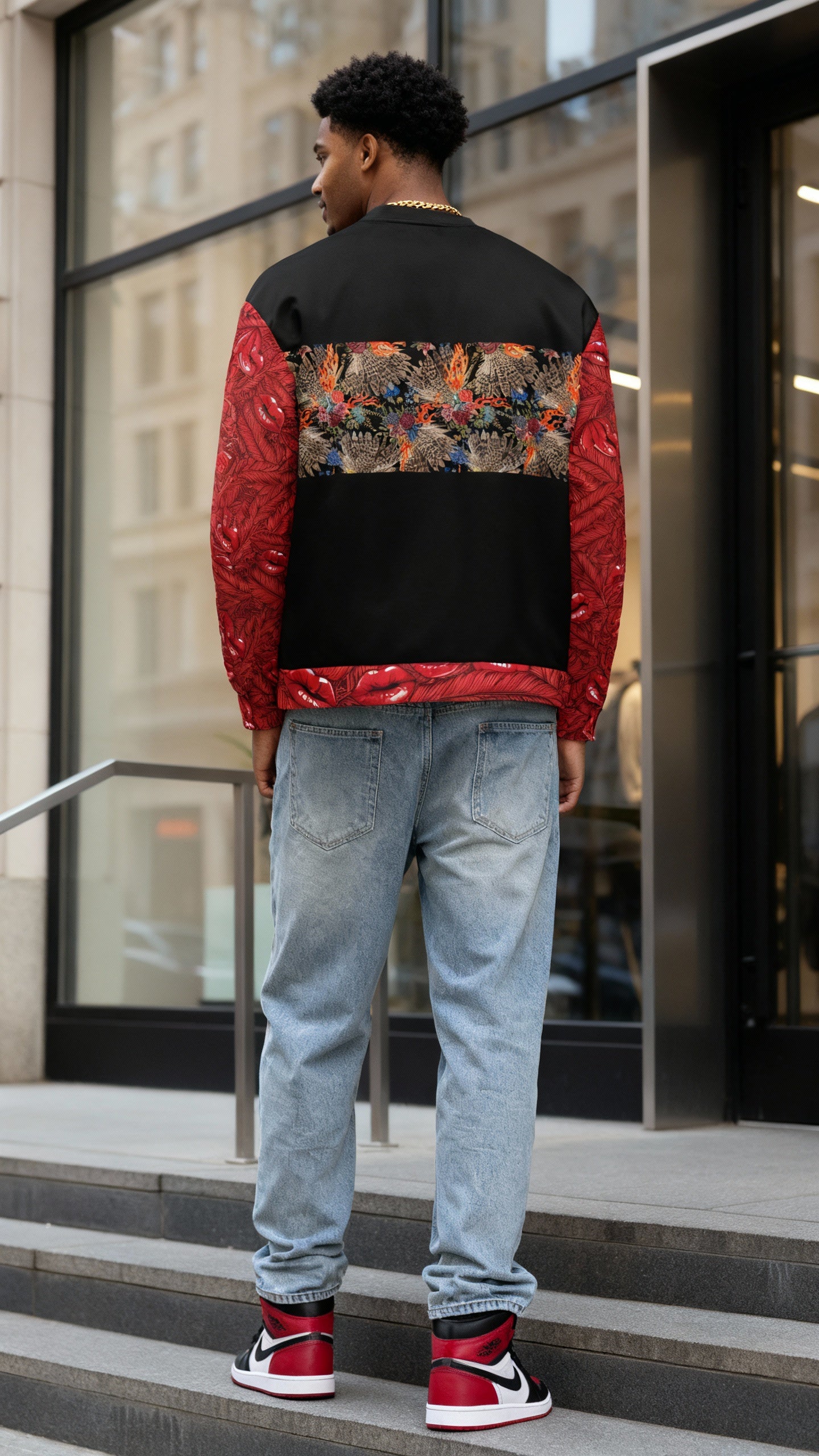 Red Flying Kisses Jacket