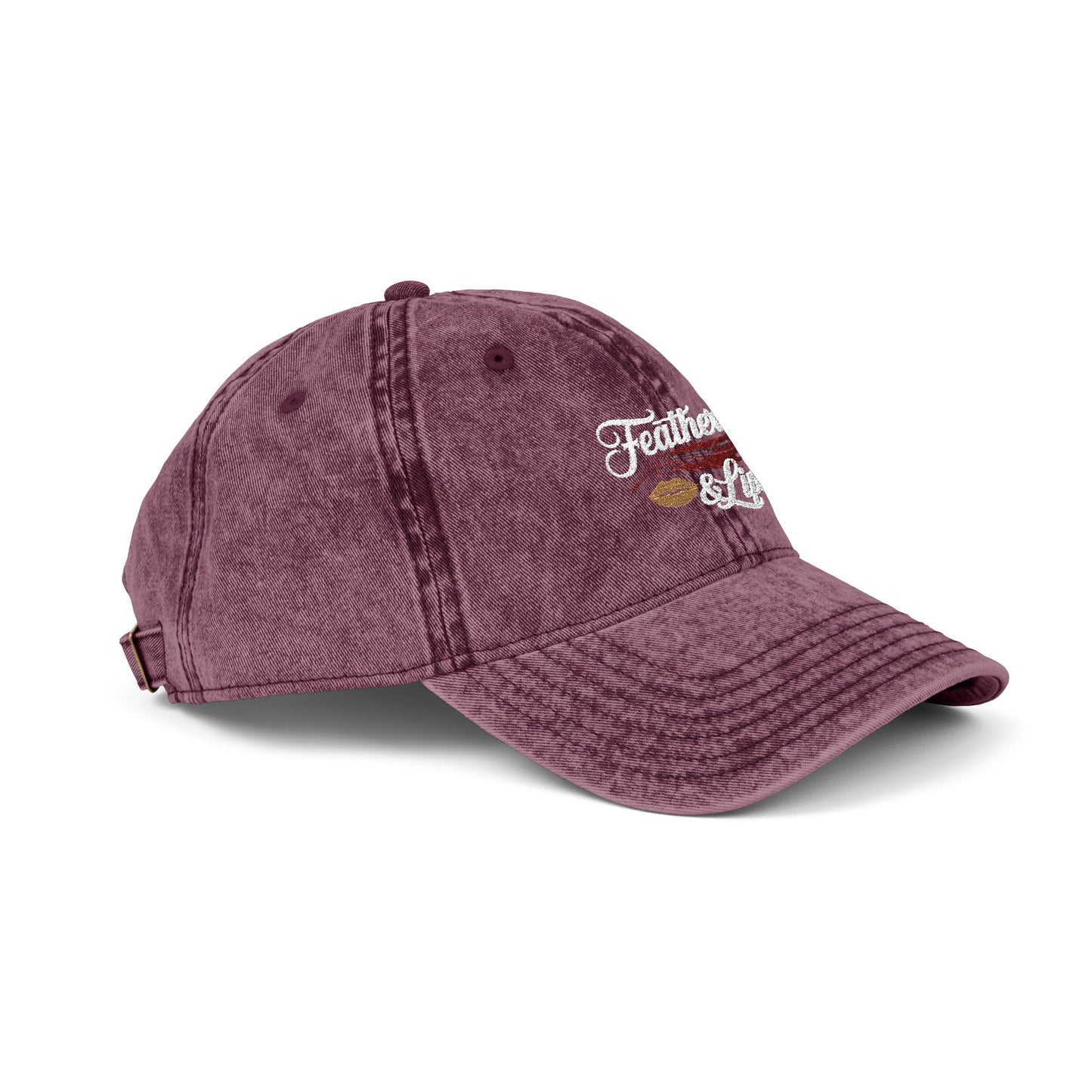 Feathers & Lips hat