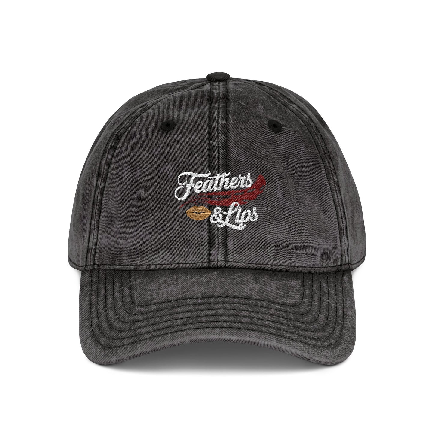 Feathers & Lips hat