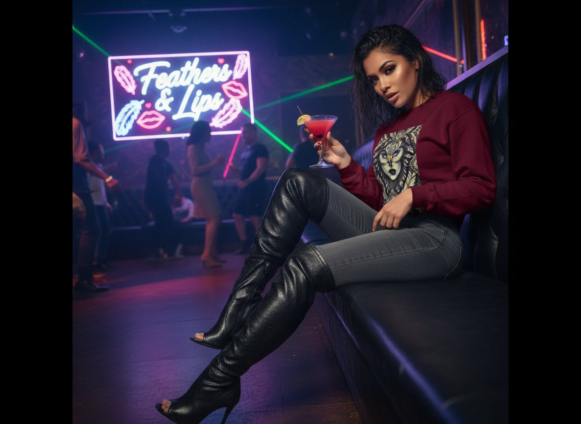 Lady Feathers Champion Sweatshirt