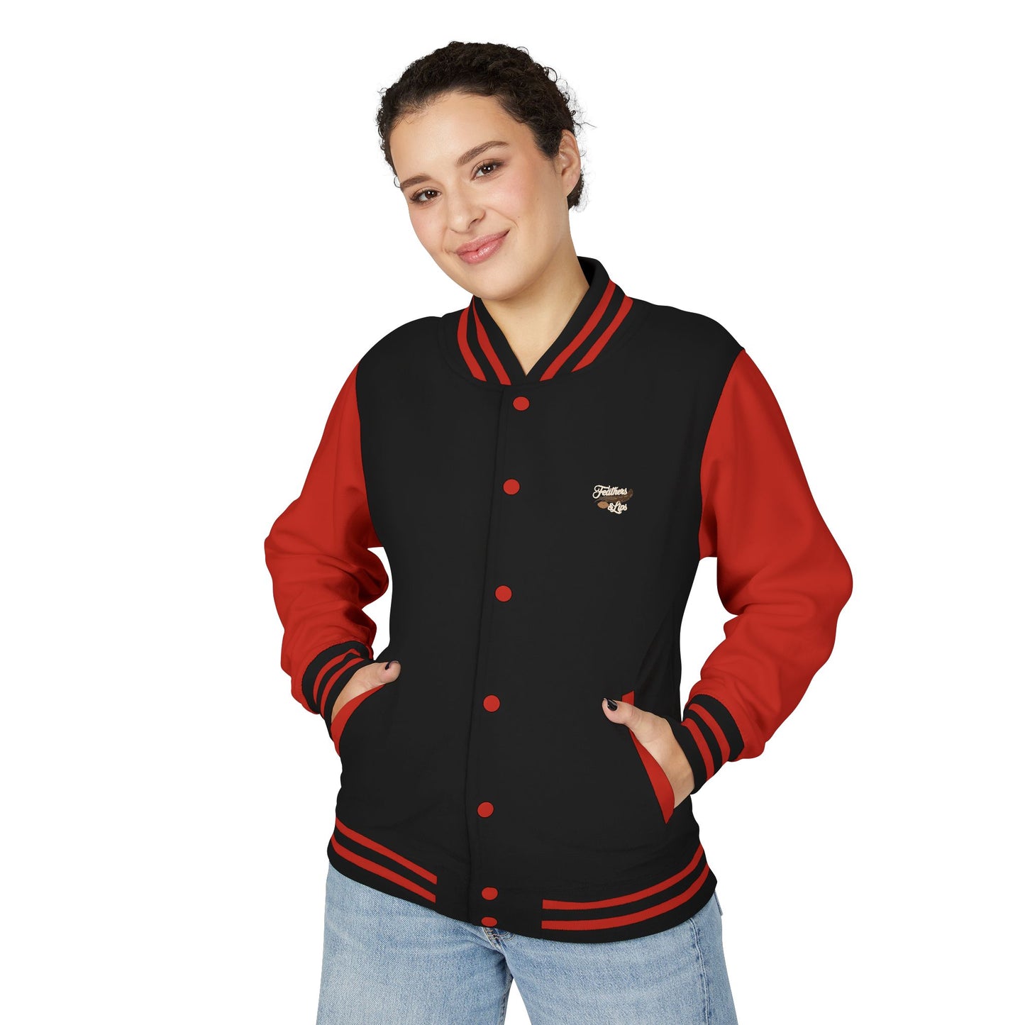 Red Rose Vine Varsity Jacket