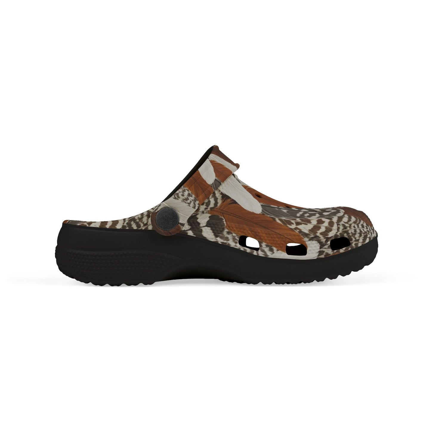 Camo Feathers Clogs for Kids