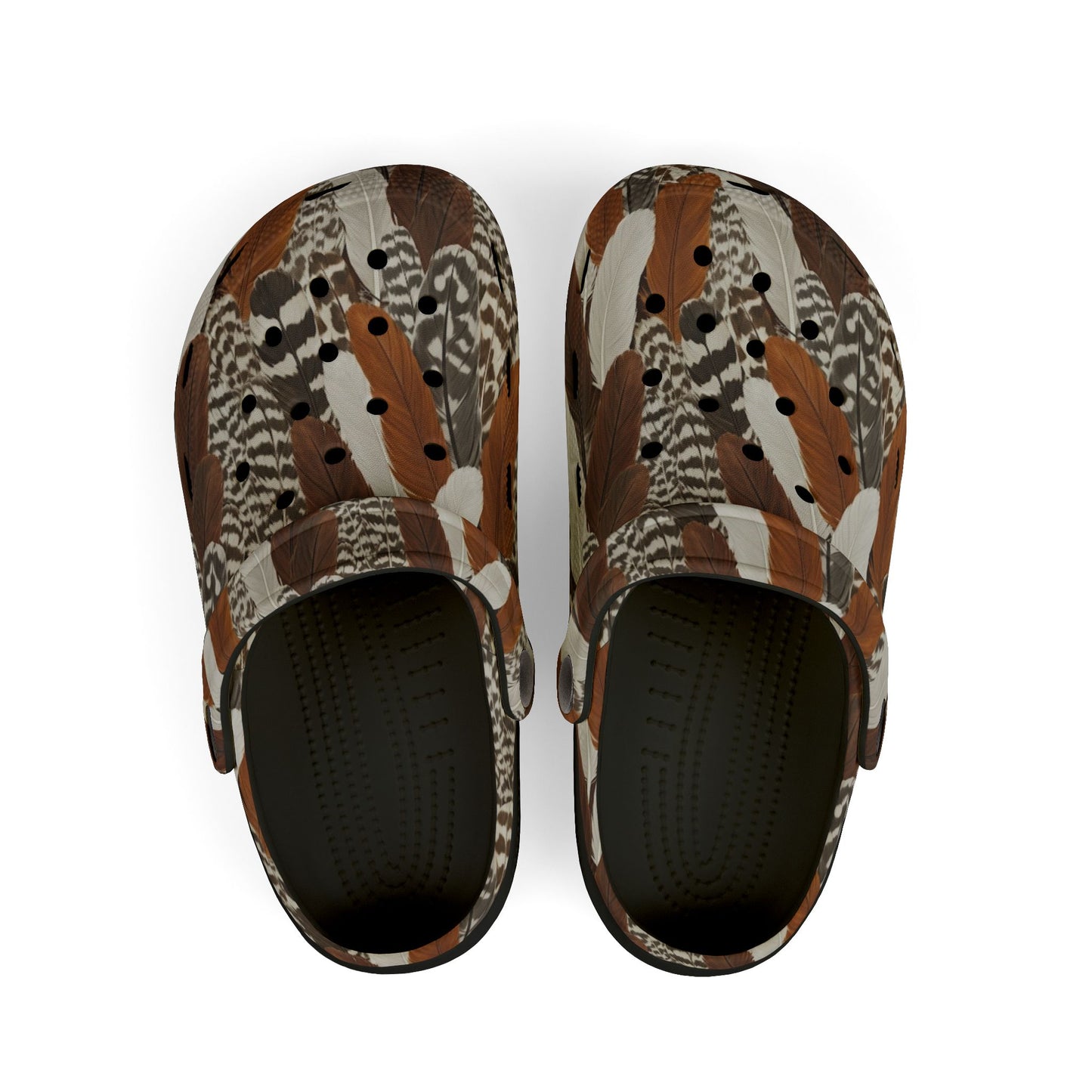 Camo Feathers Clogs for Kids