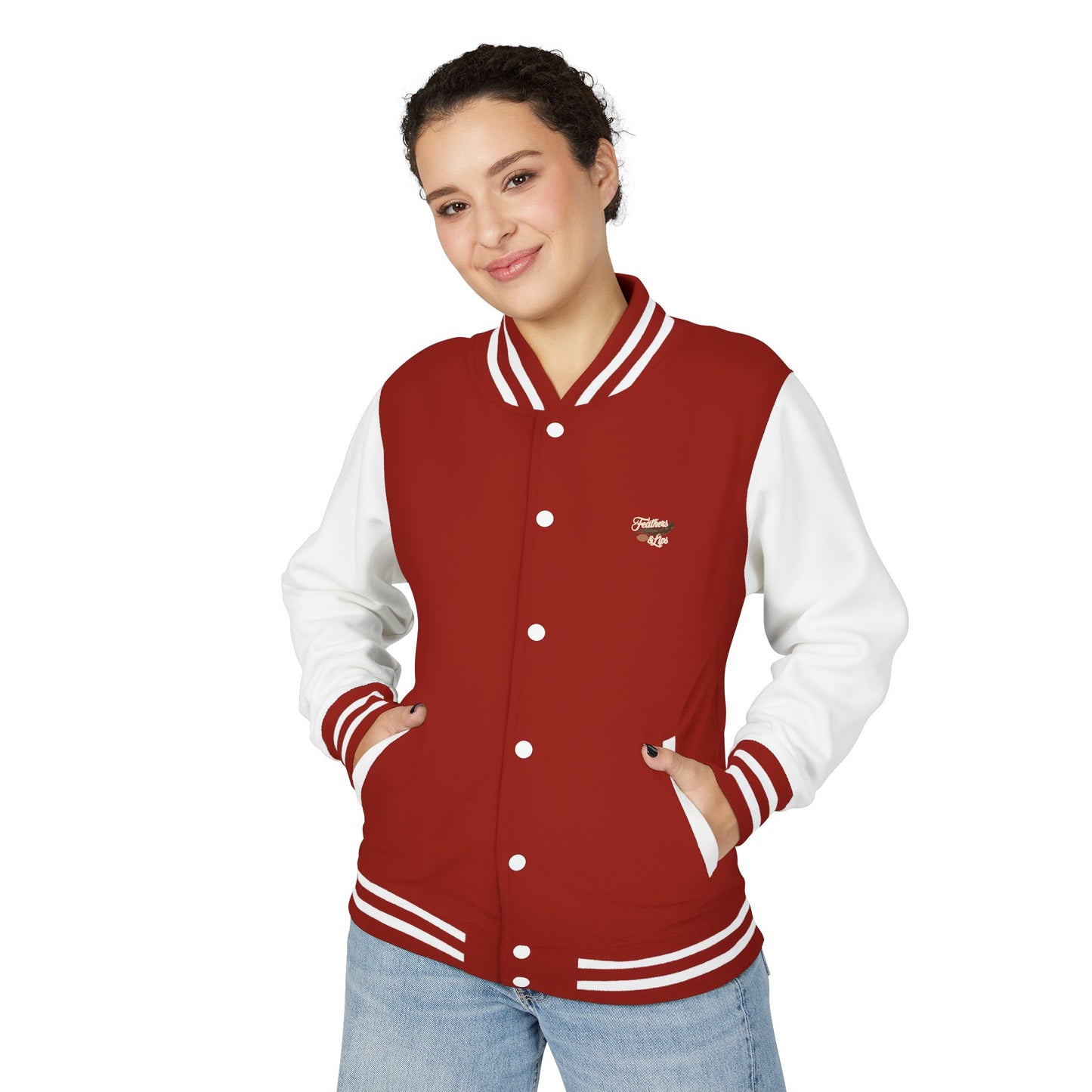 Red Rose Vine Varsity Jacket