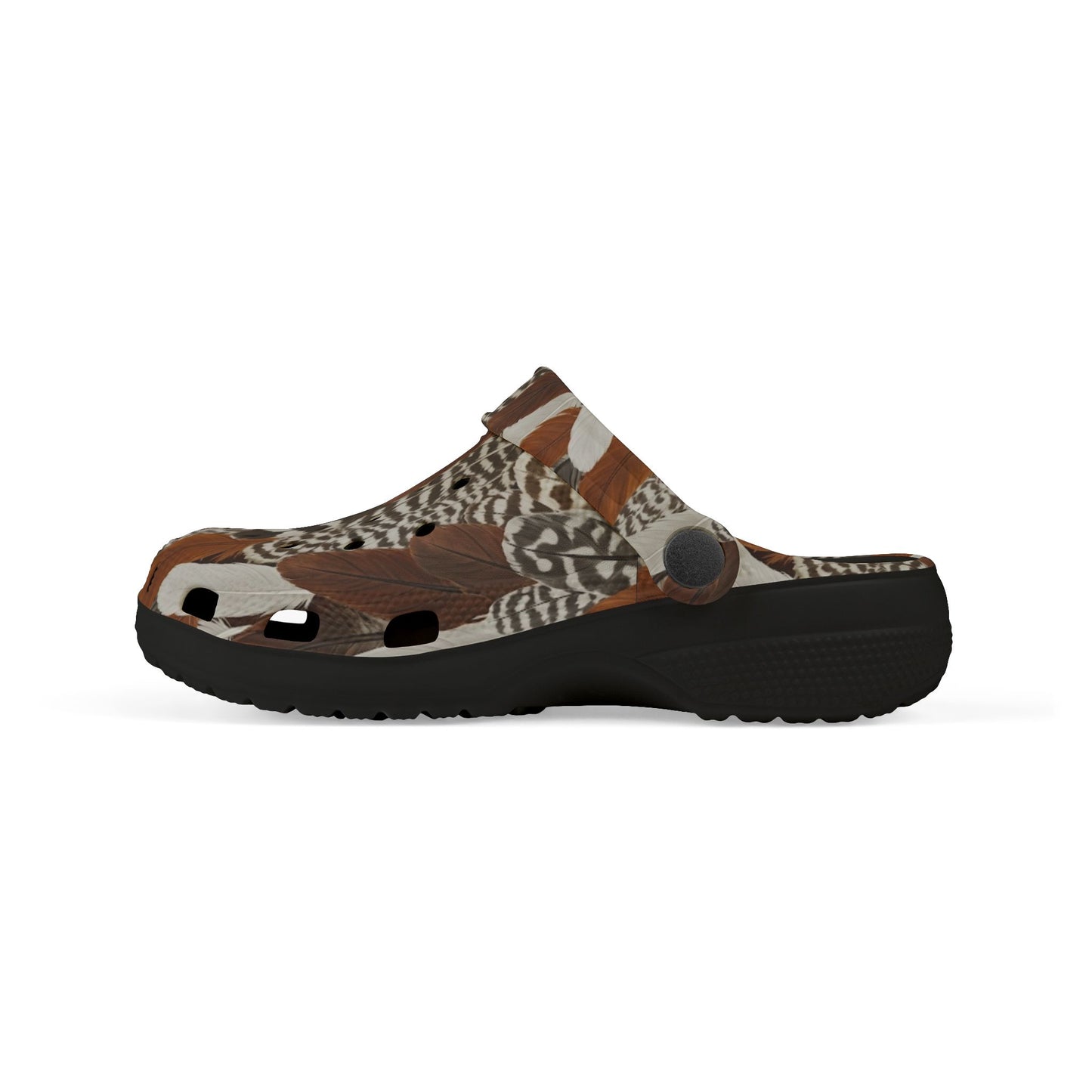 Camo Feathers Clogs for Kids