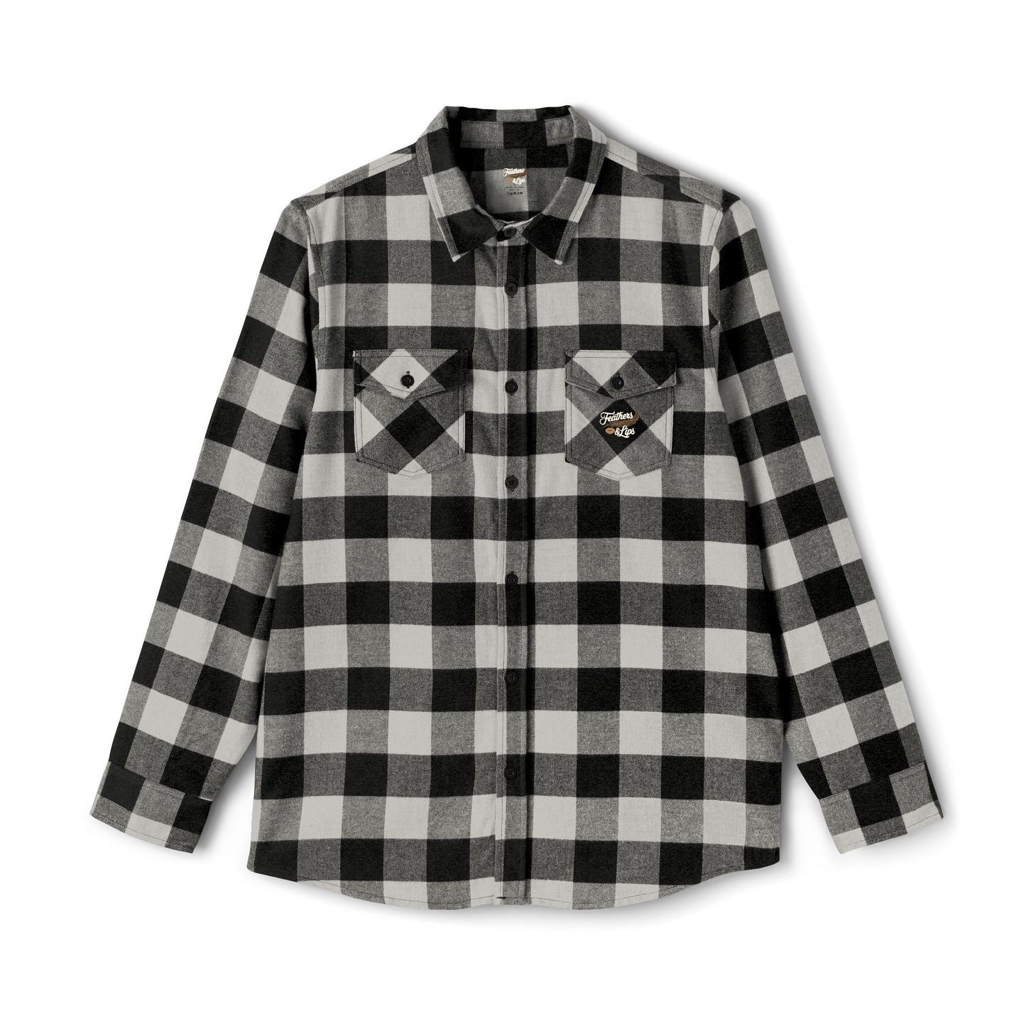 Plaid & Feathers Flannel Shirt