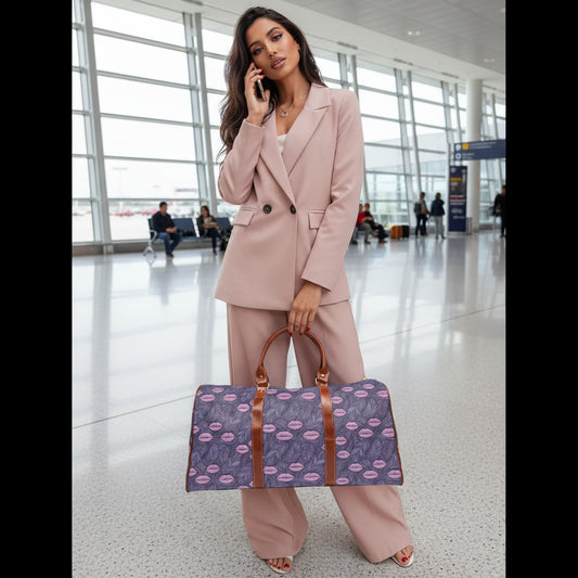 Purple Kisses Traveling Bag