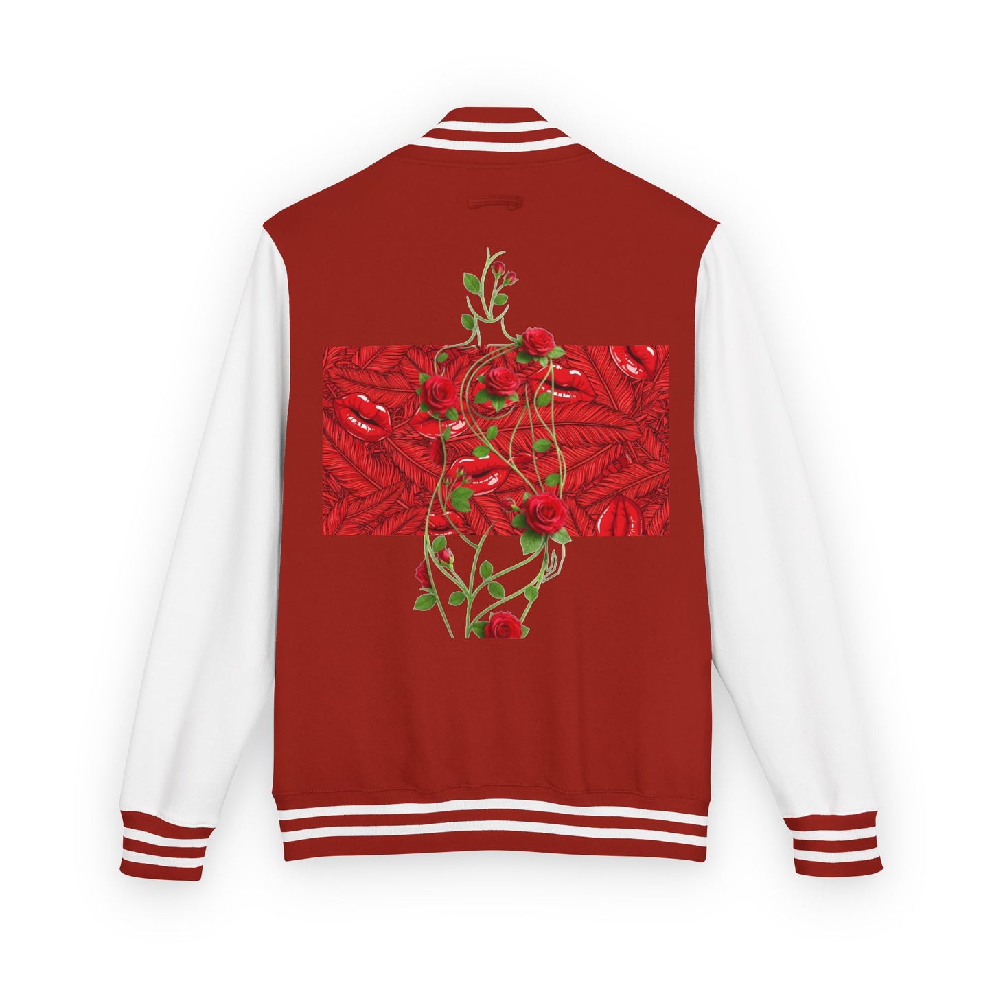 Red Rose Vine Varsity Jacket