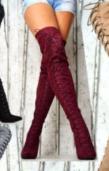 Sueded Up Stiletto Boots