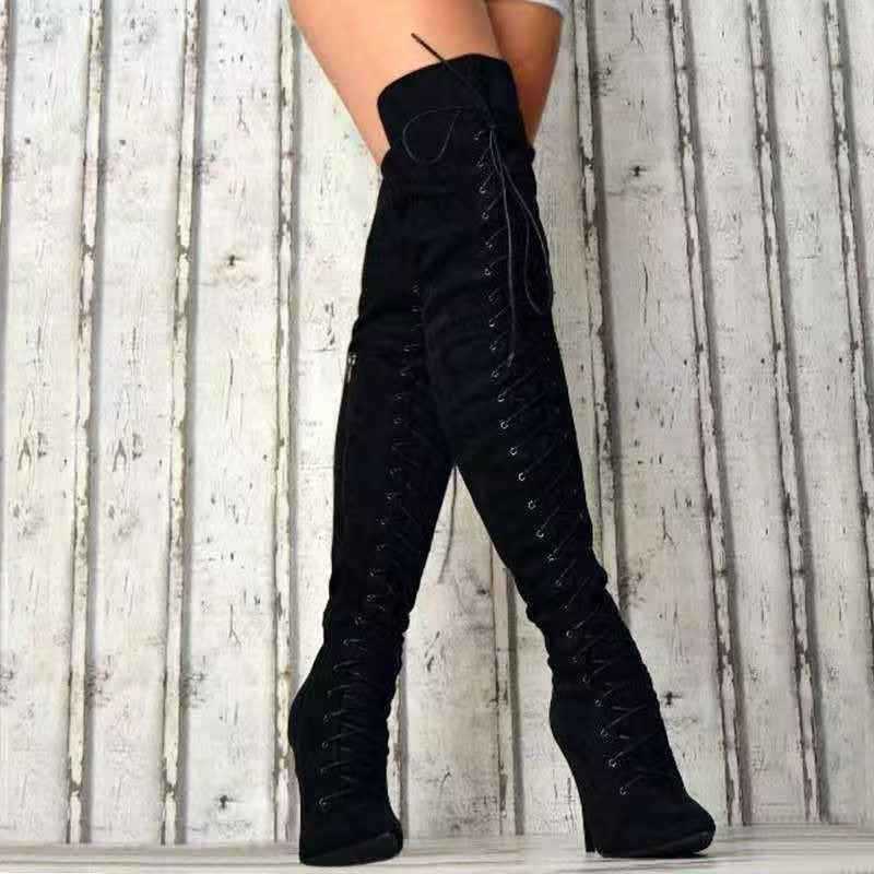 Sueded Up Stiletto Boots