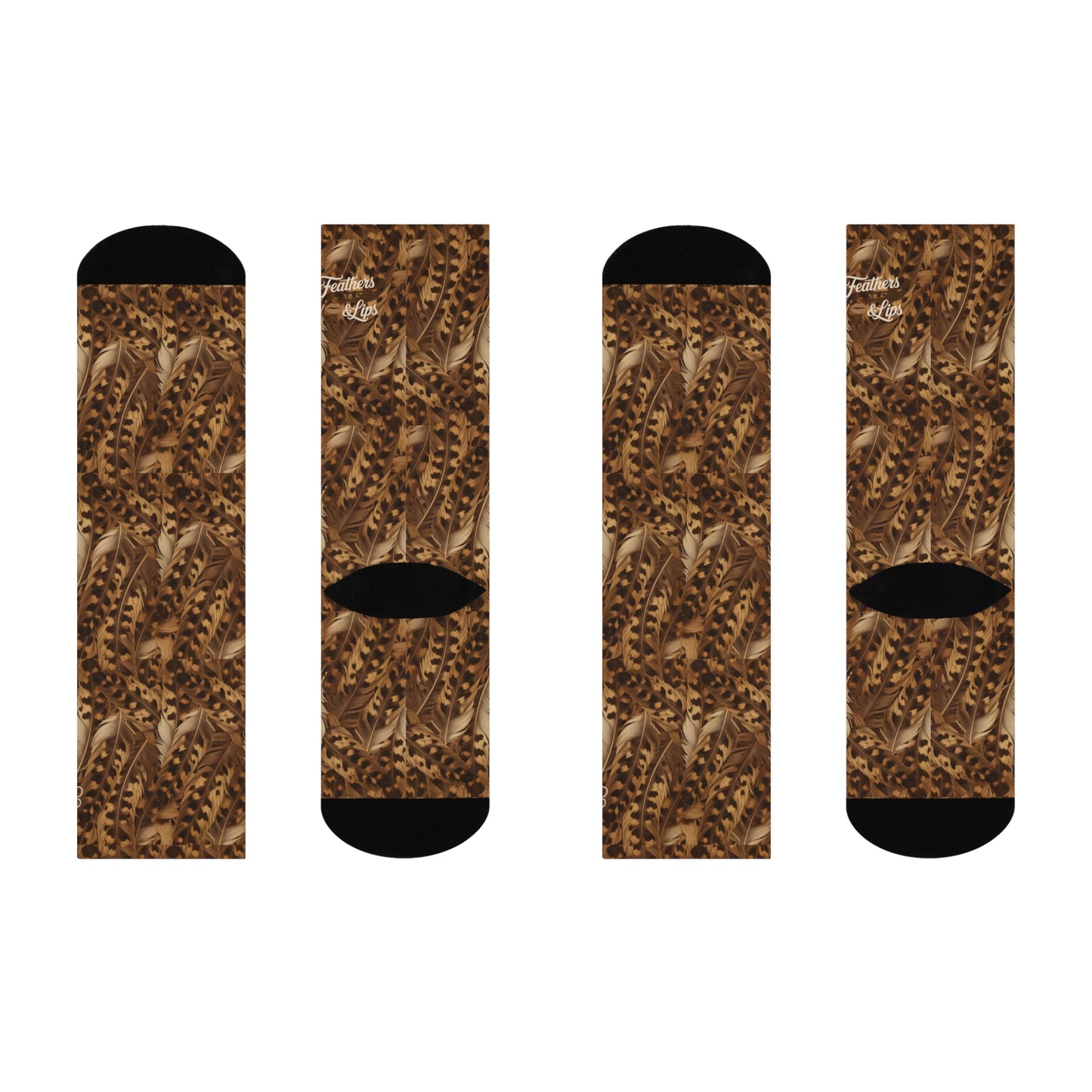 Hawk Feather Long Socks