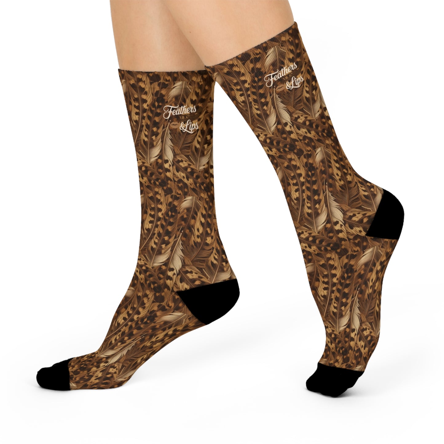 Hawk Feather Long Socks