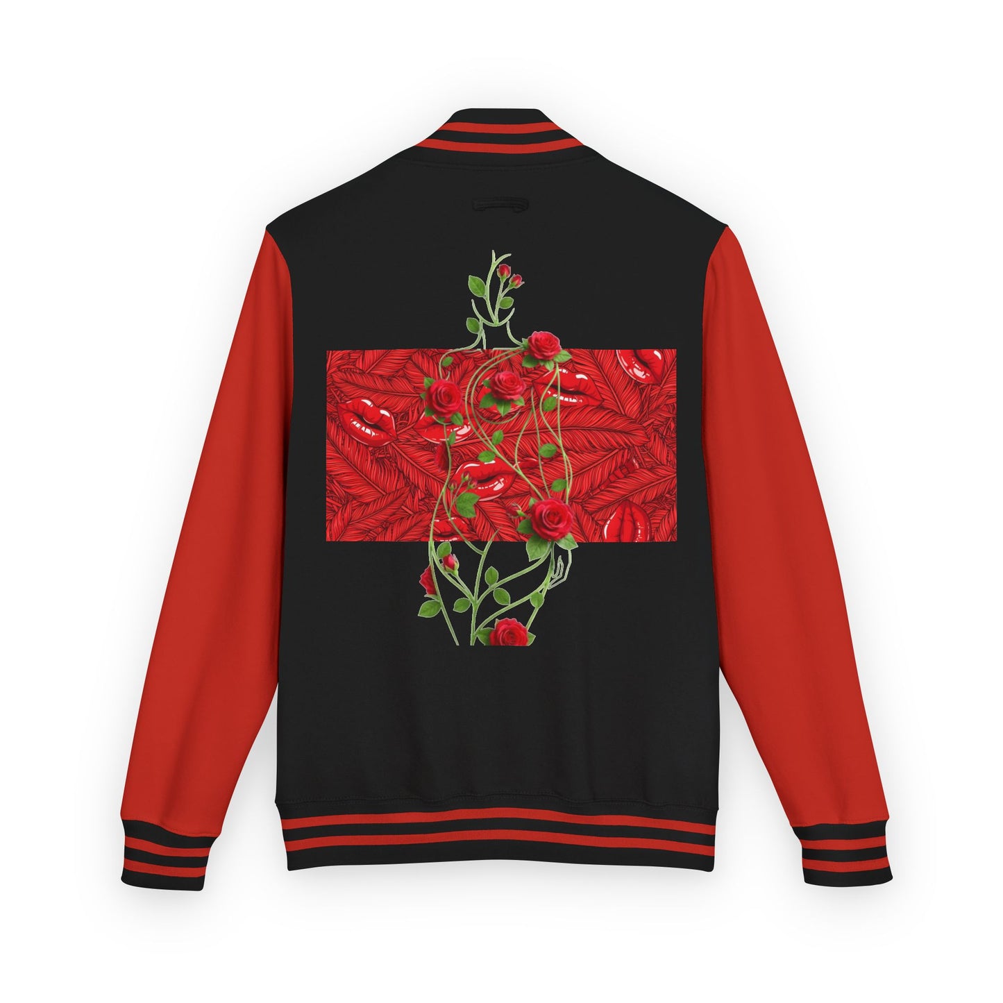 Red Rose Vine Varsity Jacket