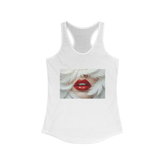 Lady in Red Tank Top