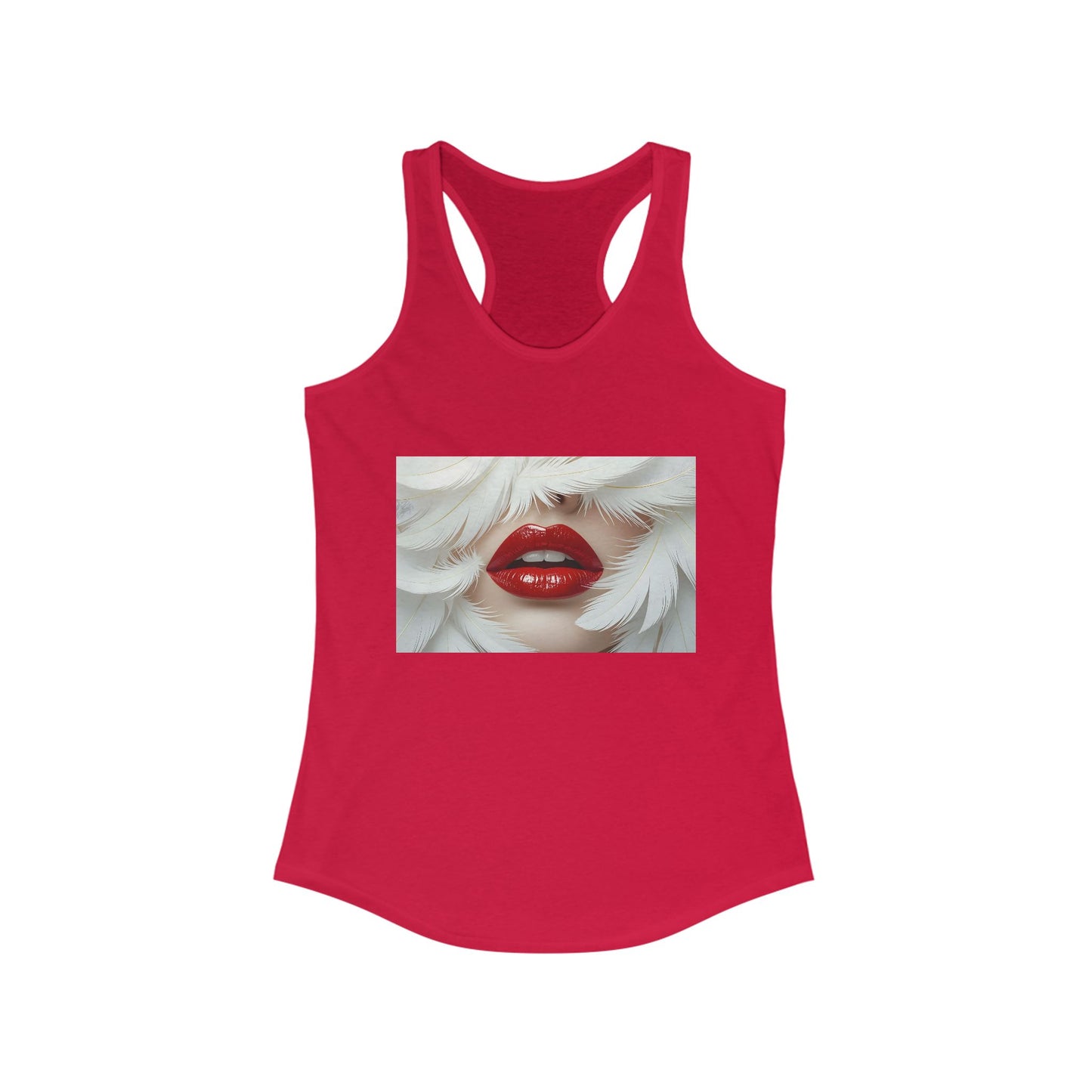 Lady in Red Tank Top