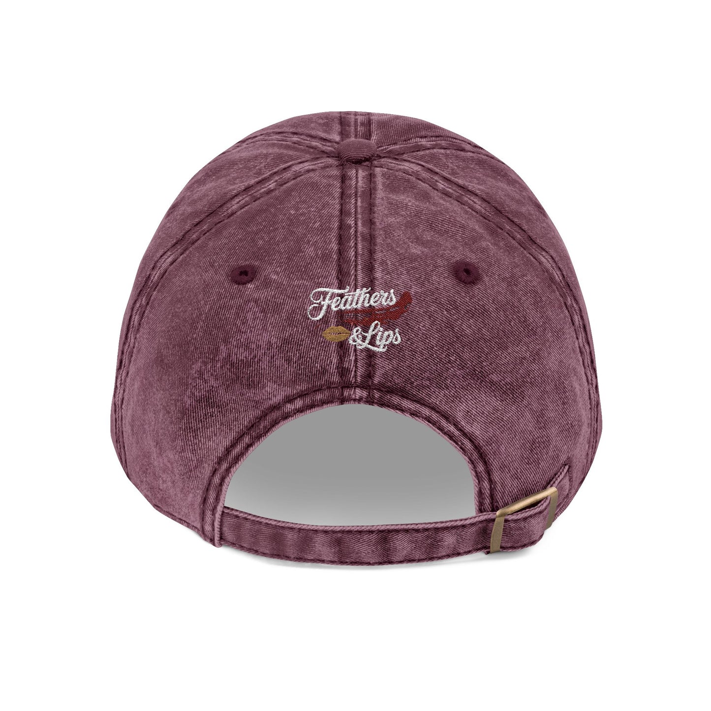 Feathers & Lips hat