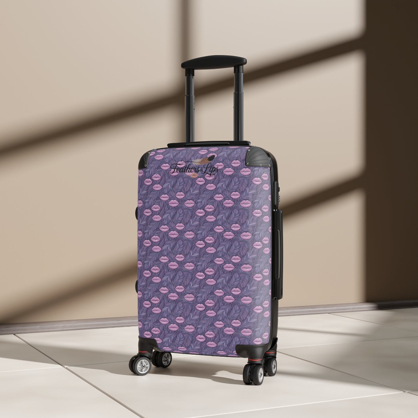 Purple Kisses Suitcase