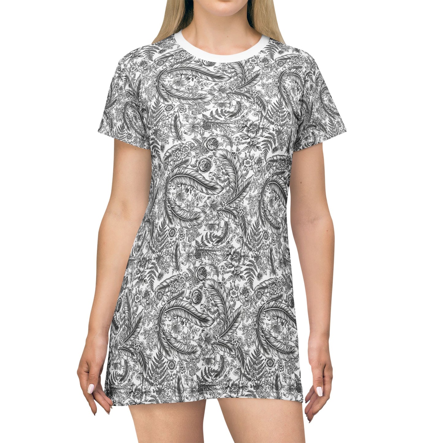 Feathers Bandana Dress