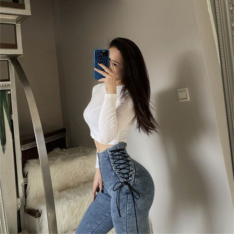 Tie me up jeans