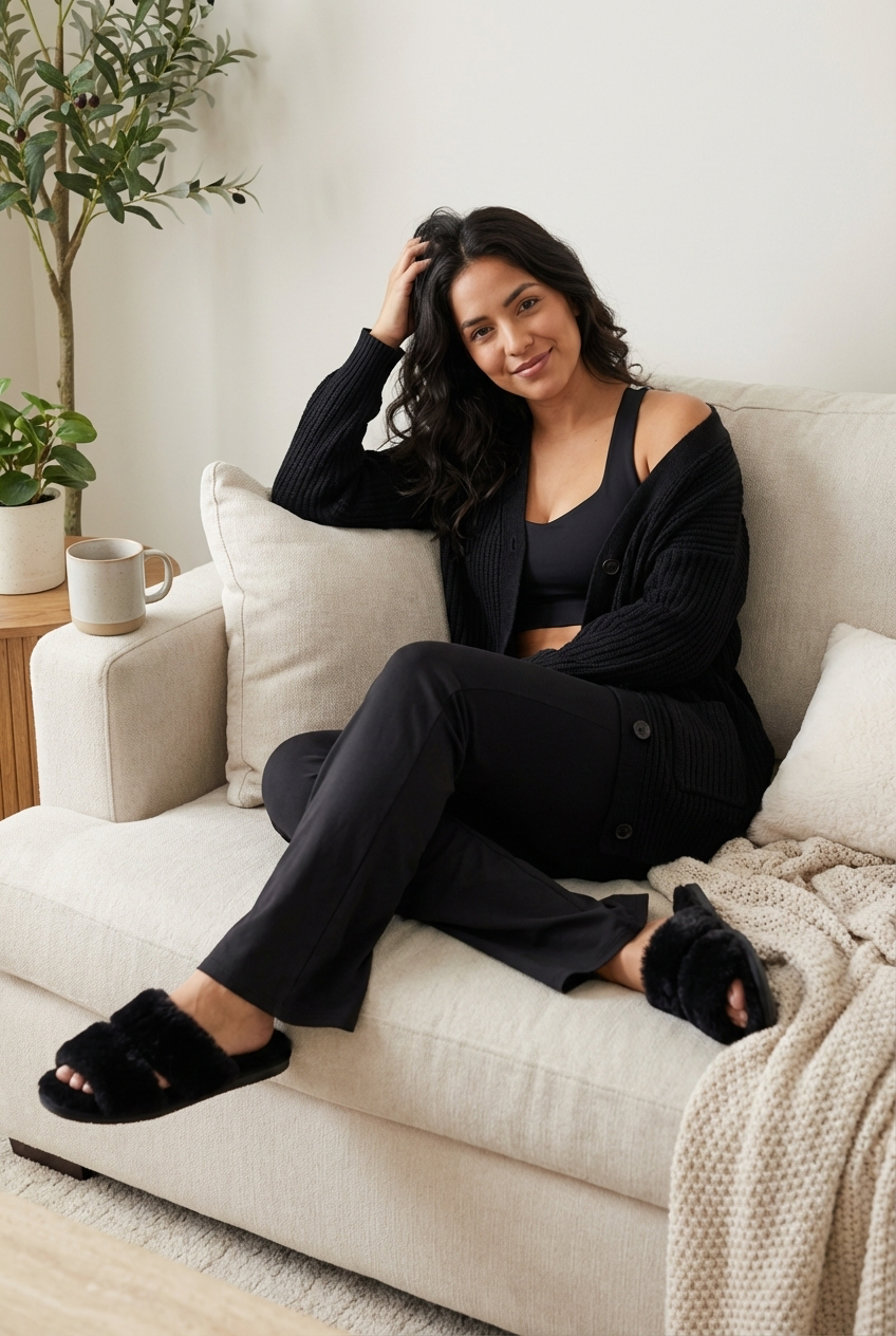Black Flare leggings